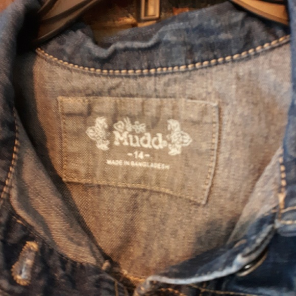 Girls Denim Button Jacket Size 14 - Picture 4 of 8